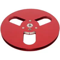 KAISAI 1 4 7 tum Tom spole Aluminiumlegering Vindmotstånd 3 hål Öppen spole Ljudupptagningsspole för inspelning för Nab röd