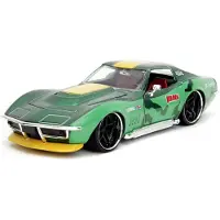 Jada Street Fighter Ii Cammy 1969 Chevrolet Corvette 1:24 Fordon
