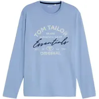 Tom Tailor T-shirt ljusblå / svart / off-white