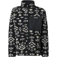 Columbia Winter Pass Reversible Fleece Jacka black geostripe tn/black, S