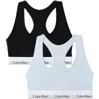 Calvin Klein 2 Pack Bralettes Icon Cotton Modal
