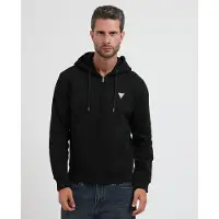 GUESS Sweatjacka svart