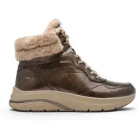 Tamaris Women's Brown Warm Winter Waterproof Lace-up Ankelboots - 26278-45