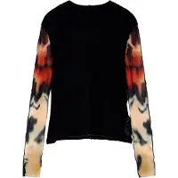 Desigual T-shirt kräm / brun / mörkorange / svart
