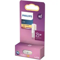 Philips LED - LED-glödlampa - form: G9 - glaserad finish - G9 - 1.9 W (motsvarande 25 W) - klass E - varmt vitt ljus - 2700 K