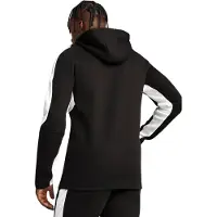 Puma Luvtröja teamEVOSTRIPE - Svart/Silver/White, storlek X-Large