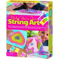 4M - KidzMaker - Låg din egen trådkonst - - One Size - Kreativt lekset