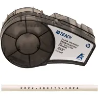 Brady M21-125-C-342 krympslang | svart text - vit tejp | 6mm x 2,1 m (original)