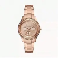 Fossil Stella Sport damklocka med urtavla i roséguldton ES5106, ES5107 vit
