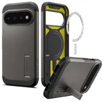 Spigen Google Pixel 11 Pro Tough Armor Mag Skal - Pistolmetall