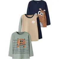 Name it Tröja - Noos - 2-pack - MmmNiko - Marinblå Kavaj/Marinbl - - 3 år (98) - Tröja