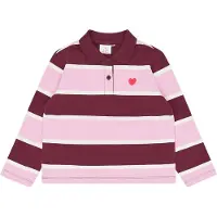 The New Polo - TnVidette - Burgundy Striped - - 9-10 år (134-140) - Polo