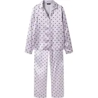 Name it Pyjamas Set - NlfDreamy - Misty Lilac/W. Raisin - - 15-16 år (170-176) - Pyjamas 2-delad