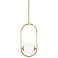 Hudson Valley Lighting Everley taklampa vintage mässing