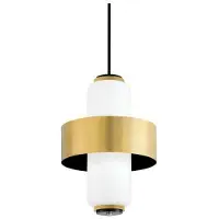 Hudson Valley Lighting Melrose taklampa vintage mässing