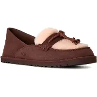 Ugg för kvinnor. 1182151 Loafers i läder Zora Loafer mörkbrun (36), Hud, Karta, Ingen, Casual