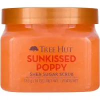 TREE HUT Sunkissed Poppy Shea Sugar Kroppsskrubb 510 gram