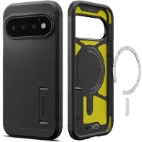 Spigen Tough Armor Mag MagSafe-fodral för Google Pixel 11 Pro – svart