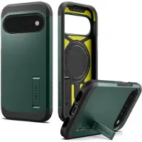 Spigen Tough Armor Mag MagSafe-fodral för Google Pixel 11 – mörkgrönt