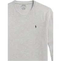 Ralph Lauren för män. 714844759003 Stickad nattlinne i grå bomull T-shirt (L), Hemkläder, Lång ärm