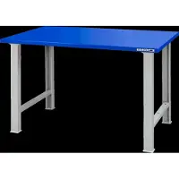 Bahco Stål 1495wb18tsbl Tung Industri Bänkskiva Arbetsbänk Med 4 Ben 1800x750x1030 Mm