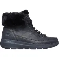 SKECHERS Stövlett med snörning 'GLACIAL ULTRA - WONDERLAND' svart