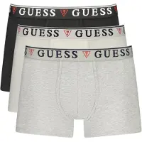 GUESS Boxershorts 'Brian' marinblå / grå / blodröd / vit