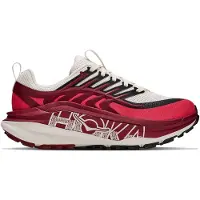 Hoka One One - Trailskor - Stinson 8 W Alabaster/Varsity Burgundy för Unisex - Storlek 36 2/3 - Röd