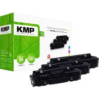 KMP Toner Ersätter HP HP 410X (CF411X, CF413X, CF412X) Kompatibel Kombi-pack Cyan, Magenta, Gul 5000 sidor H-T242XCMY 2538,3030