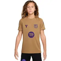 Nike Barcelona Tränings T-Shirt Dri-FIT Strike - Guld/Svart/Lila Barn - , storlek S: 128-137 cm