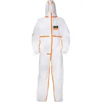 Uvex 4B 9837510 Engångsskyddsdräkt Storlek: M Vit, Orange