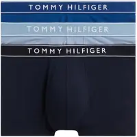 Tommy Hilfiger 3 Pack Essential Logo Waistband Trunks
