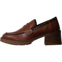 Xti för kvinnor. 14608403-CAMEL Loafers 146084 ljusbrun (39), 5 till 8 cm, Ingen, Casual, Klassisk