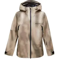 Peak Performance - Skidjackor - M Edge 3L Aop Jacket 336 Beam Fade för Unisex - Storlek S - Beige