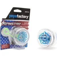 Yoyo Factory YoYoFactory Yoyo självlysande YoYoFactory Spinstar LED Klar kropp Blå