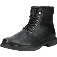 Tom Tailor Boots med snörning svart