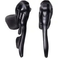 Microshift växel-/bromshandtag ADVENT, 9-växlar, dual control, vänster, svart (ej kompatibel med Shimano) (NEW)