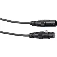 Eurolite DMX anslutningskabel [1x XLR-kontakt 5-polig - 1x XLR-kontakt 5-polig] 1 m