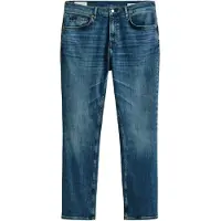 Gant för män. 1000011 Jaans Regular Fit Blå (36/34), Casual, Bomull, Denim