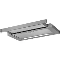 Electrolux 600 LFP616X utdragbar köksfläkt 600 m³/h, 59,8 cm, grå