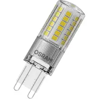 Osram - LED-glödlampa - form: PIN - klar finish - G9 - 4.8 W (motsvarande 48 W) - klass E - svalt vitt ljus - 4000 K