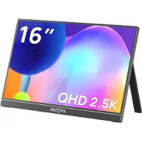 Arzopa Z1RC Bärbar monitor EEK A (A - G) 40.6 cm (16 tum) 2560 x 1600 pixel 16:10 25 ms HDMI, USB-C (DP Alt Mode), USB-A IPS LCD
