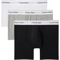 Calvin Klein 3 Pack Boxer Briefs Icon Cotton Stretch