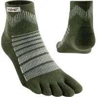 Injinji Outdoor Midweight Mini-Crew Wool Forest