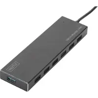 Digitus 7-portars Usb 3.0-hubb Med 5v/ Strömförsörjning Adapter 3.5a