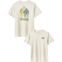 Rab - T-shirts dam - Stance Vista Tee Ecru för UnisexBomull - Storlek M - Beige