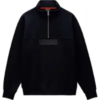 Napapijri Box Logo Tröja Med Halv Dragkedja