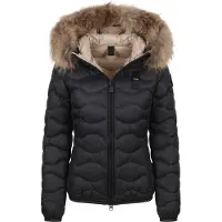 Blauer för kvinnor. 26WBLDC03034 Aldie-jacka, svart, vadderad (M), Casual, Polyamid