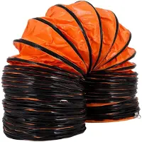Vevor 10 M/32ft PVC flexibel kanalslang för 300 MM/12 tum diameter, frånluftsfläkt, PVC-kanaler