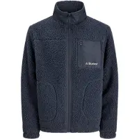 Jack & Jones Fleecejacka 'JJESOHO' marinblå
